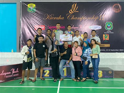 Open Turnamen Kieraha Championship Ii Pbsi Halteng Raih Medali Emas