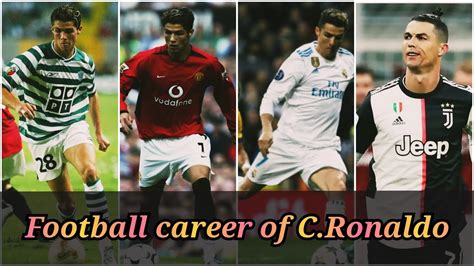 Football Career Of Cristiano Ronaldo Football Ronaldo Halloffame