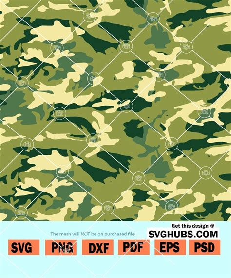 Army Camo Svg Army Camo Wrap Svg Army Camo Pattern Svg Camouflage Svg