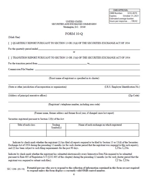 Form 10 Q Overview Inclusions And Importance