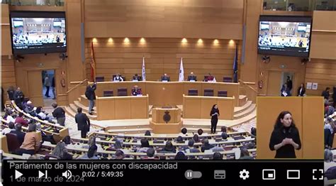 Grabación Audiovisual Accesible Del I Parlamento De Mujeres Con Discapacidad 2024