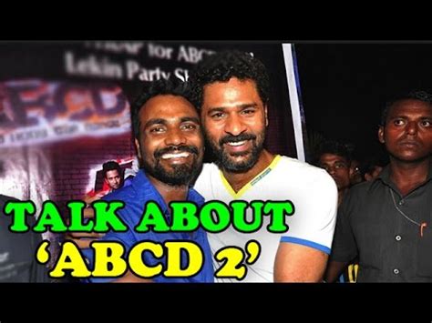 Remo D Souza And Prabhu Deva Talk About Abcd Bollywood News Youtube