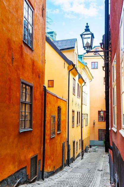 Arquitectura Colorida En El Casco Antiguo De Estocolmo Suecia Destino