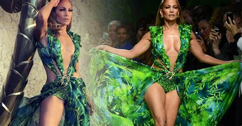 Jennifer Lopez cierra desfile de Versace en Milán Italia