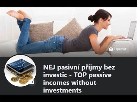 New Youtube Channel Nej Pasivn P Jmy Top Passive Incomes