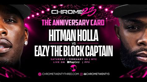 Hitman Holla Vs Eazy The Block Captain Announement Merry Christmas