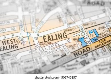 Ealing London Uk Map Stock Photo 508743157 | Shutterstock