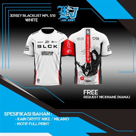 Jersey Blacklist International New Mpl S Lazada Ph