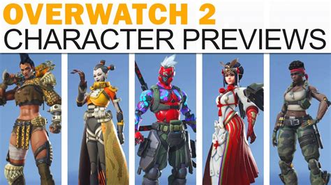 Overwatch 2 Hero Preview Updated Skins Customization Battlepass