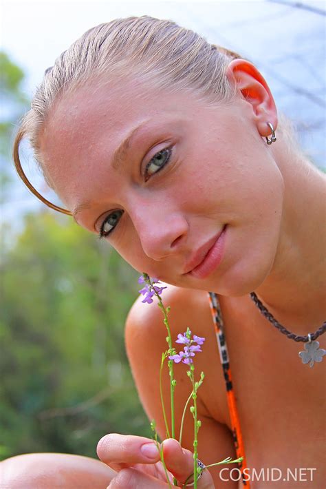 Toned And Busty Blonde Gets Naked Outdoors To Swim Naked In The River CoedCherry