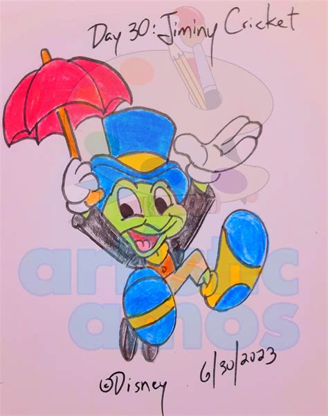 Day 30: Jiminy Cricket by ArtisticAmos on DeviantArt