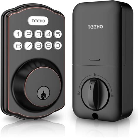 Teeho Tk Serrure De Porte D Entr E Sans Cl Avec Clavier Serrure