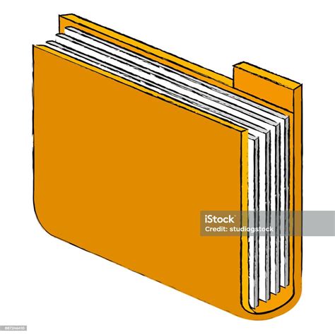 Ilustración De Icono Aislado De La Carpeta De Documentos Y Más Vectores