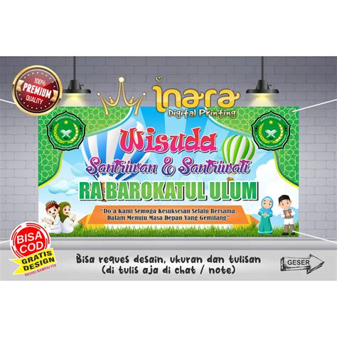Jual Spanduk Wisuda Spanduk Pelepasan Siswa Spanduk Perpisahan