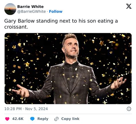 British Star Gary Barlows Son Sparks Flood Of Hilarious Memes Over