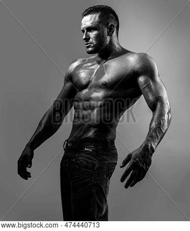 Naked Athlete Strong Image Photo Free Trial Bigstock