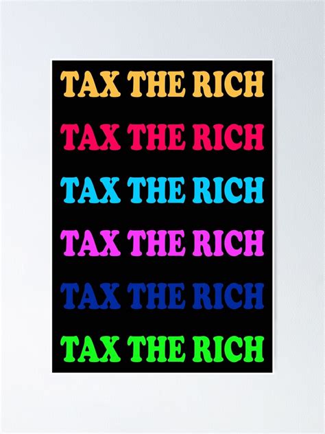 Tax The Rich Sticker Pack Essential Design Poster For Sale By Glike Redbubble