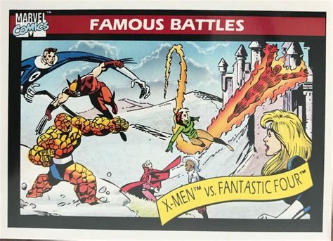 X Men Vs Fantastic Four 101 Prices Marvel 1990 Universe Marvel Cards