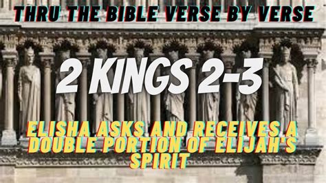 2 Kings 2 3 Elijah Passes The Prophet S Mantle To Elisha YouTube