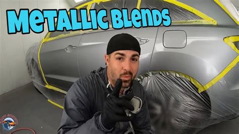 Car Painting How To Blend Metallic Paint Youtube