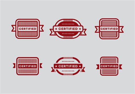 Certified Stamp Vector At Getdrawings Free Download