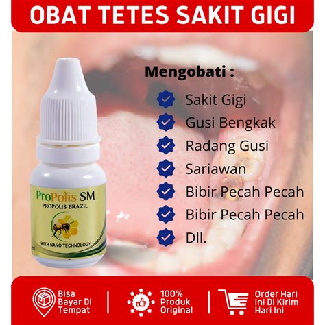 Jual Propoli Sm 6ml Obat Tetes Sakit Gigi Obat Sakit Gigi Anak