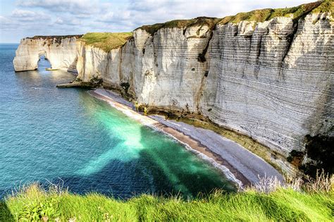 Etretat Cliffs In Normandy By Loic Lagarde