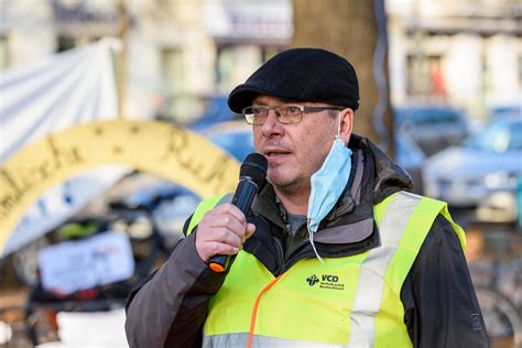 Heiner Von Marschall Vom Verkehrsclub Deutschland Spricht Flickr