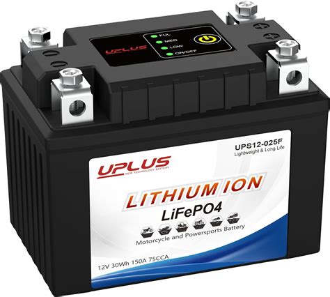 Amazon Uplus V Ah Lithium Motorcycle Battery Ups F A