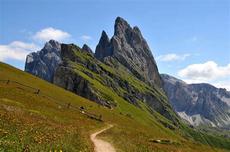 Jaw Droppingthe Sheer Cliffs In The Puez Geisler Nature Park In