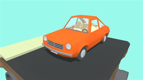 cartoon CAR - Download Free 3D model by king1of1kings [e4f2f09] - Sketchfab