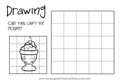 Grid Art Worksheets | Teach Kids to Draw | Art worksheets, Art lesson plans, Art handouts