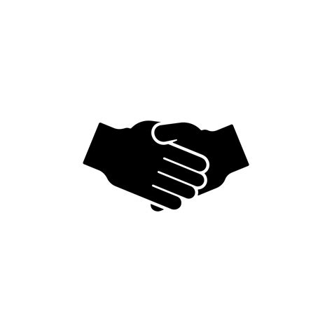 handshake vector icon illustration 23201209 Vector Art at Vecteezy