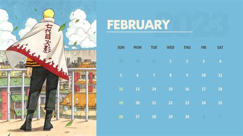 Anime Calendar Naruto Calendar Create Things January Anime