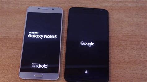 Samsung Galaxy Note 5 Vs Nexus 6 Android 6 0 Marshmallow Speed Test