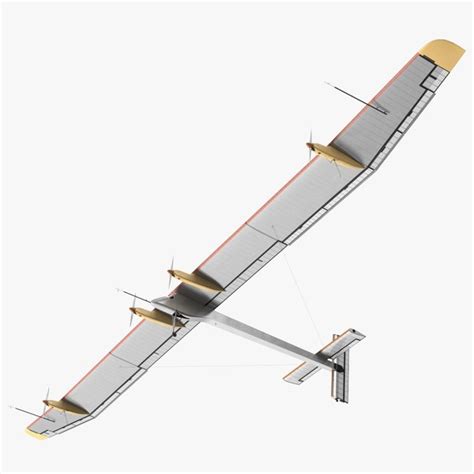 Solar Powered Electric Plane with Simple Interior 3D model - TurboSquid ...