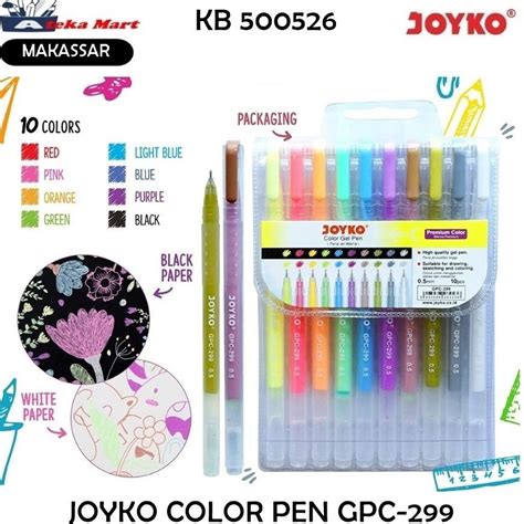 Jual Flash Sale Set Joyko Gel Pen Warna Gpc Diskom Shopee Indonesia