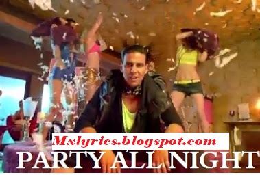 PARTY All night Song Lyrics From Movie Boss,HONEY SINGH | House Of ...