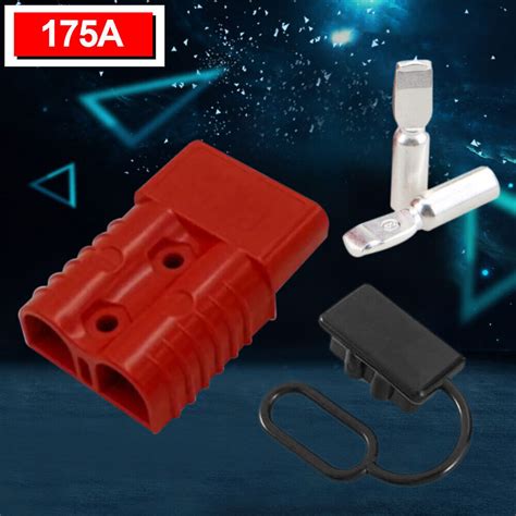 2Pcs For Anderson 50A 350A Plug Cable Terminal Battery Power Connector