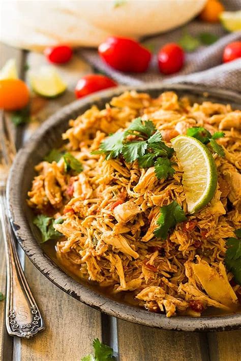 Slow Cooker Mexican Shredded Chicken Video Countryside Cravings