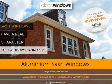 Aluminium Sash Windows – Alpha-Windows