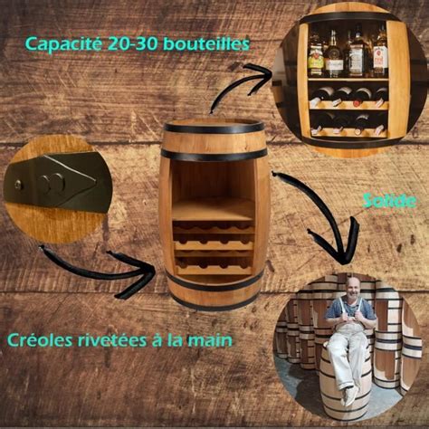 Creative Cooper Tonneau Bar Tonneau En Bois Meuble Rangement Bouteille