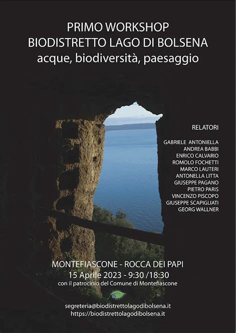 Il workshop Acque biodiversità e paesaggio Bolsena Lago dEuropa