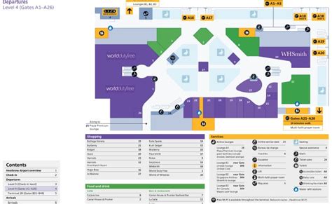 Heathrow Airport Lhr Terminal Maps Shops Restaurants Food Court 2022 Otosection