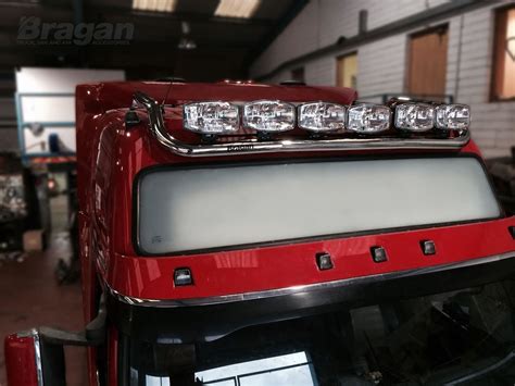 To Fit Volvo Fmx 13 21 Globetrotter Steel Roof Light Bar Jumbo Spots Leds Ebay