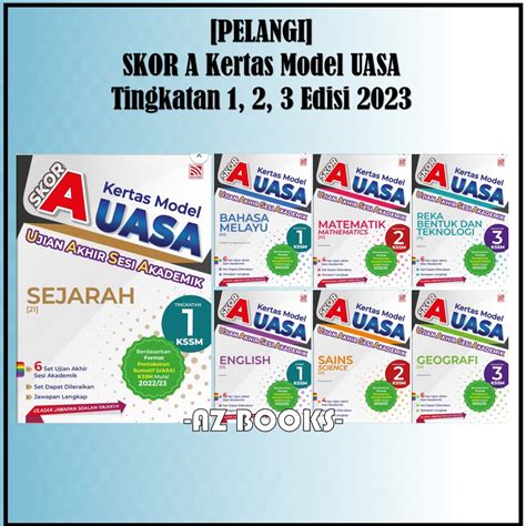 Az Pelangi Skor A Kertas Model Uasa Tingkatan Tingkatan