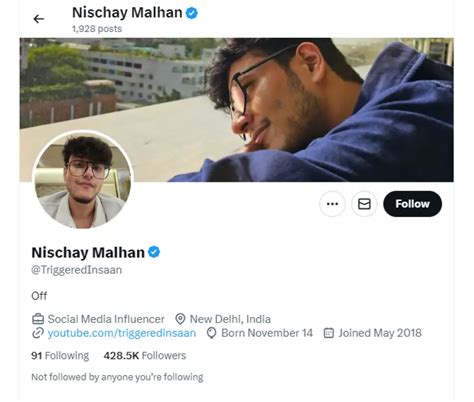 Nischay Malhan Triggered Insaan Net Worth 2023 Youtube Salary Income Age Girlfriend