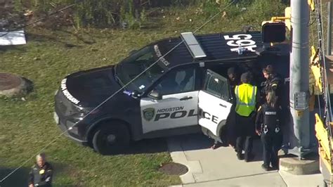 Harris County Chase Suspect Crashes Into 2 Vehicles On I 45 At West Mount Houston At End Of