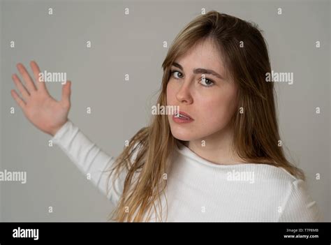 Annoyed Irritated Young Teenager Girl Looking Angry And Mad Feeling