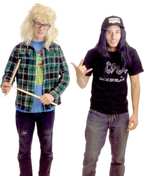 Artbox Wayne's World Garth Men's Halloween Fancy-Dress Costume for ...